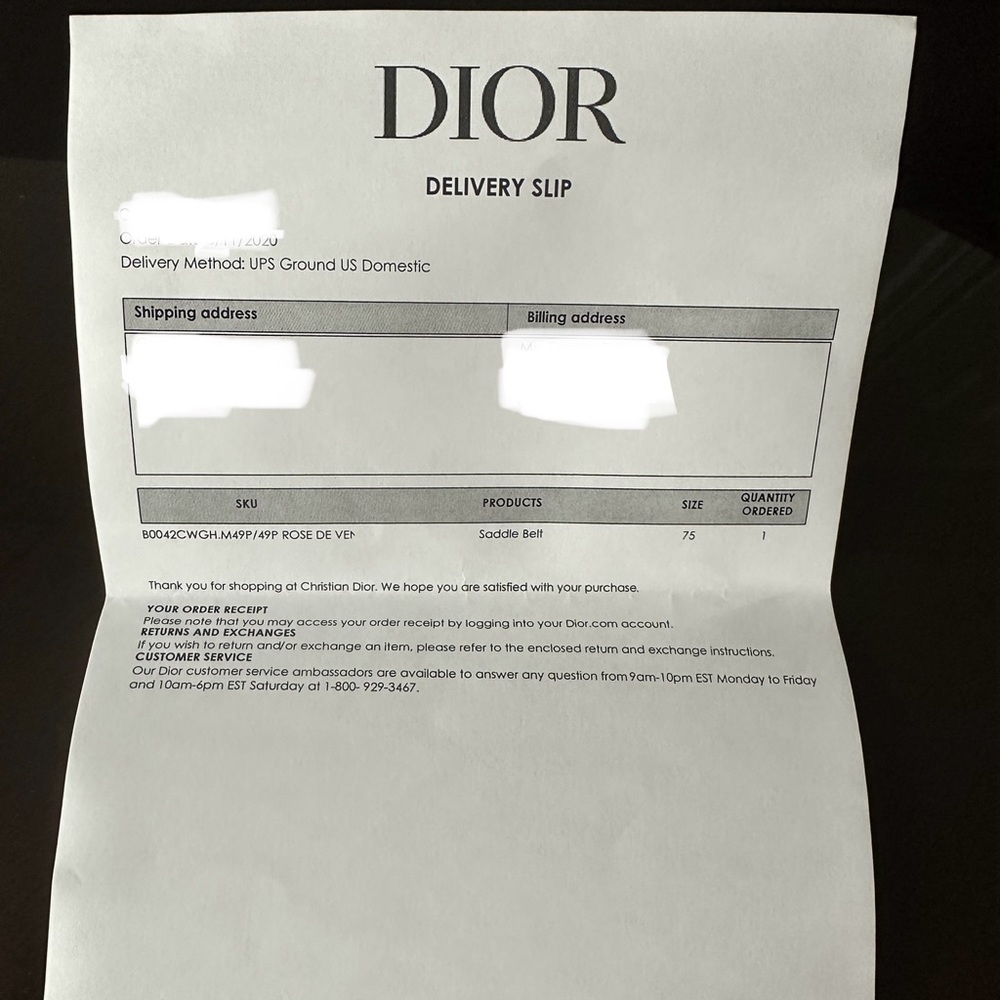 Christian Dior Rose Des Vents 20mm Saddle Belt - 75 - Picture 14 of 15